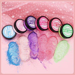 Essbarer Glitzer Für Getränke - Lebensmittelfarbe Pulver, Schimmerndes Glitzerpulver, Lebensmittel Glitzerpuder Für Schokolade, Kuchen, Fondant, Getränke - 8G (Frucht Grün) Naty Shop