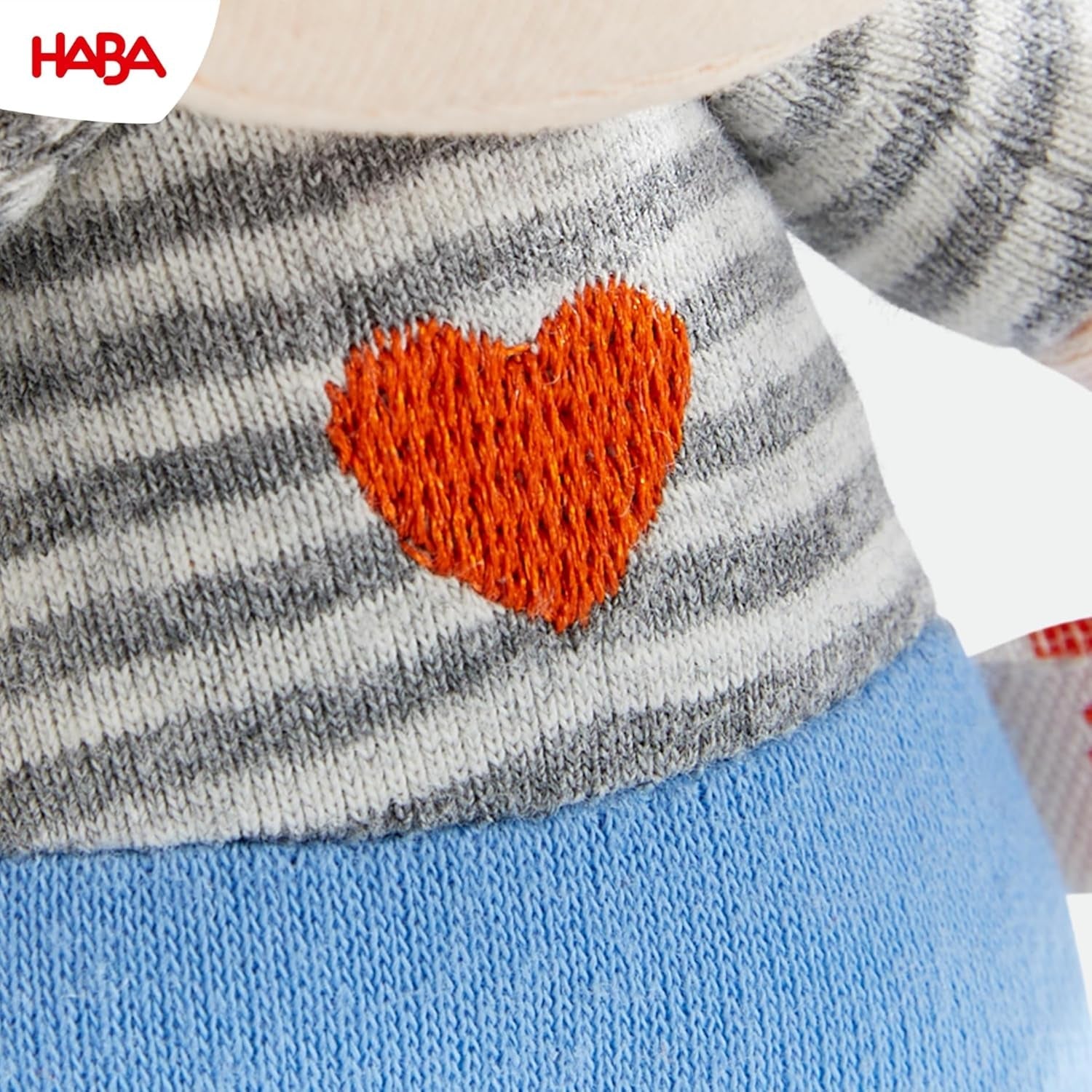HABA Schutzengel Mats – Kuscheliges Stoffpüppchen (15 cm), ideales Willkommensgeschenk für Babys & Kleinkinder – Waschbar bei 30 °C – 2011869001