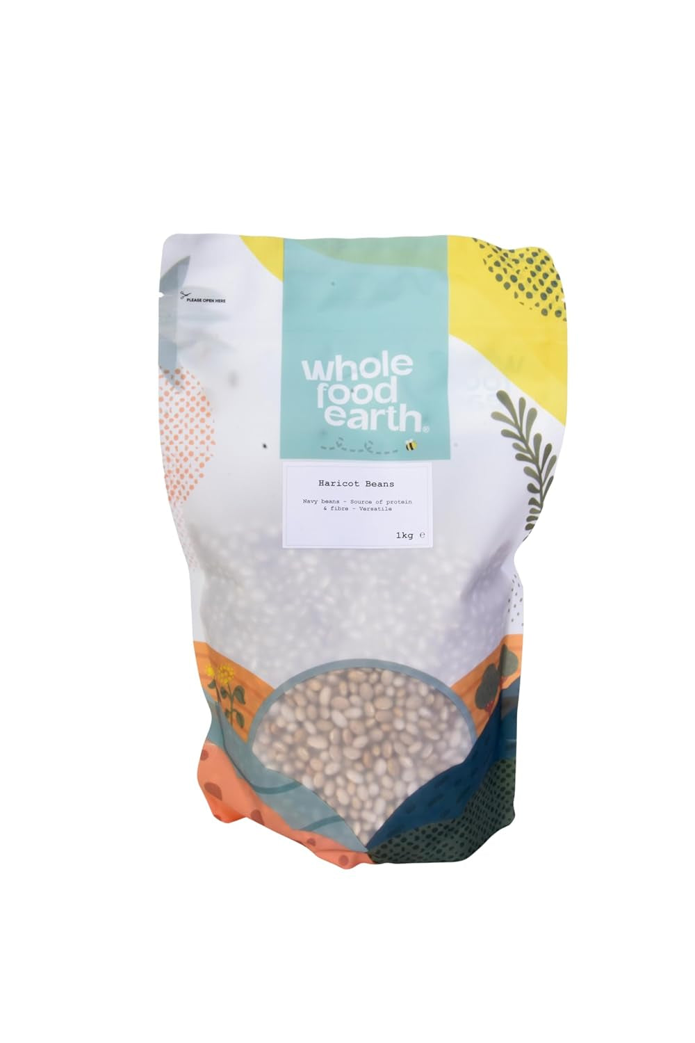 Grüne Bohnen Wholefood Earth 1kg | GVO-frei | Natürlich | Reich an Ballaststoffen | Reich an Protein
