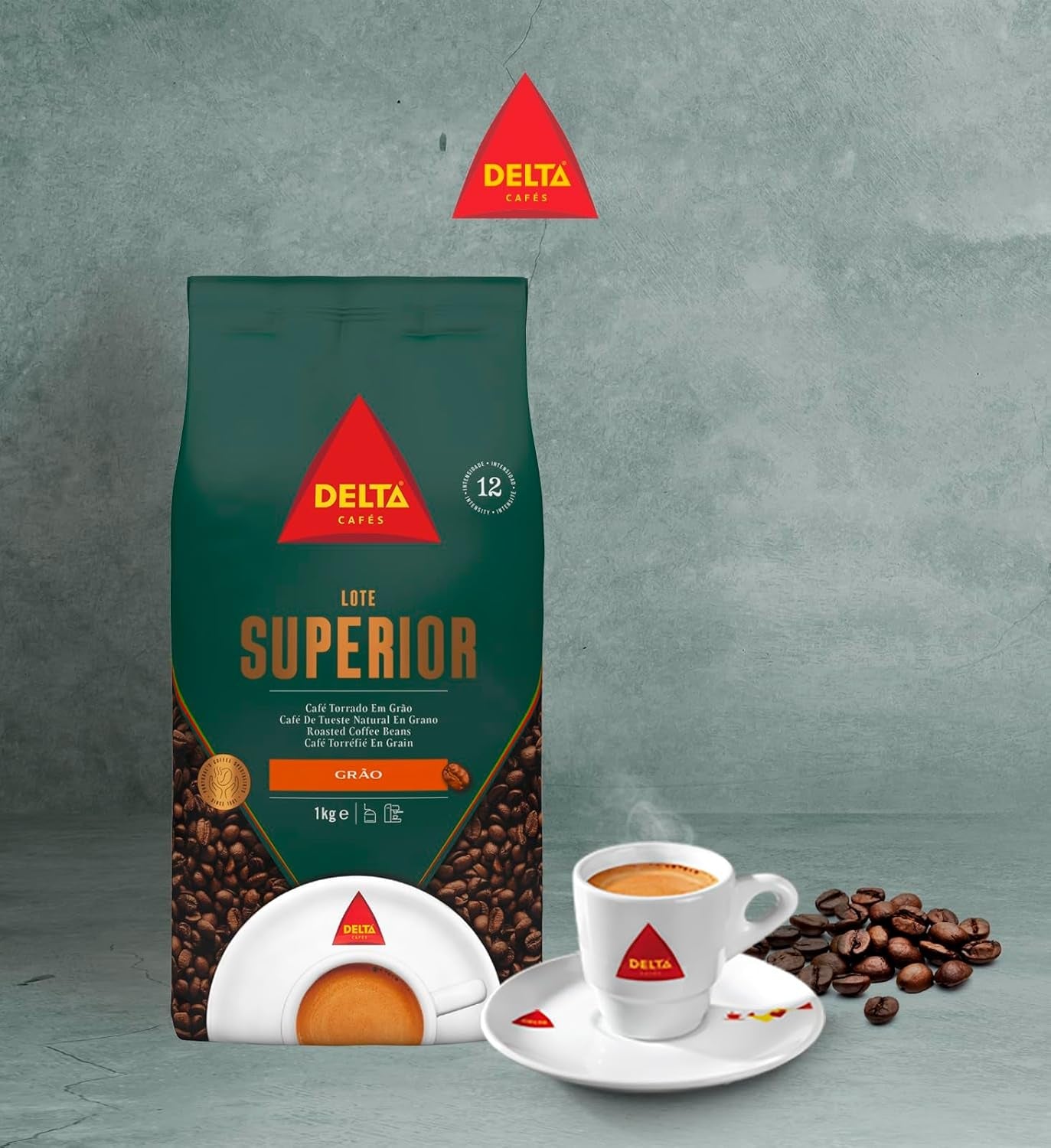 Lot de ambalaj boabe de cafea Delta Superior 1 kg