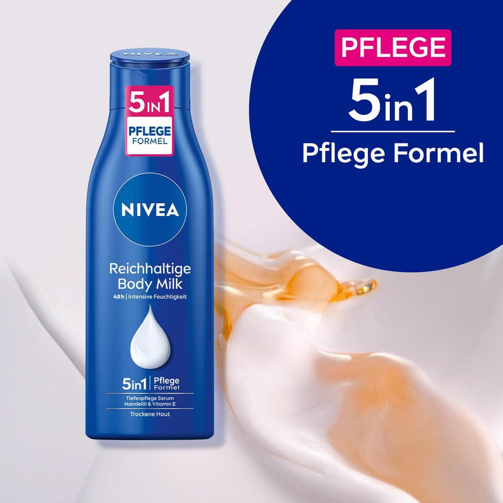 NIVEA Reichhaltige Körpermilch, 250 ml Kosmetik und Schönheit Naty Shop