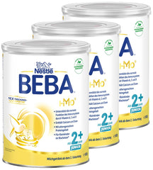 Băutură cu lapte BEBA Junior 2+ de la 2 ani, Cu HMO, Conținut de proteine adaptat vârstei, Numai lactoză, Fără ulei de palmier, Fără ulei de pește, Hrană pentru copii mici, Lapte praf pentru bebeluși, Pachet de 3 (3 x 800g)