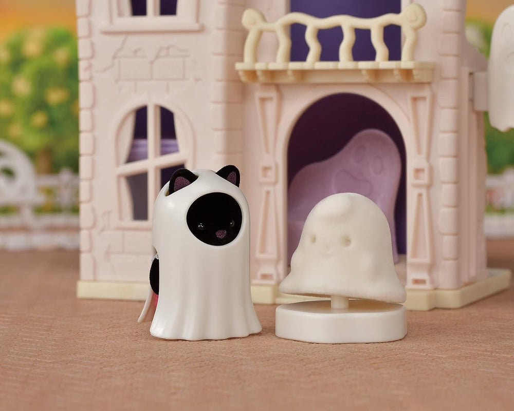 Sylvanian Families 5542 Casă bântuită înfricoșătoare - Set de joacă pentru casă de păpuși