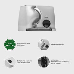 Ritter Compact 1, Universalschneider (Brot und Wurst) Reiben und Schneidemaschinen Naty Shop