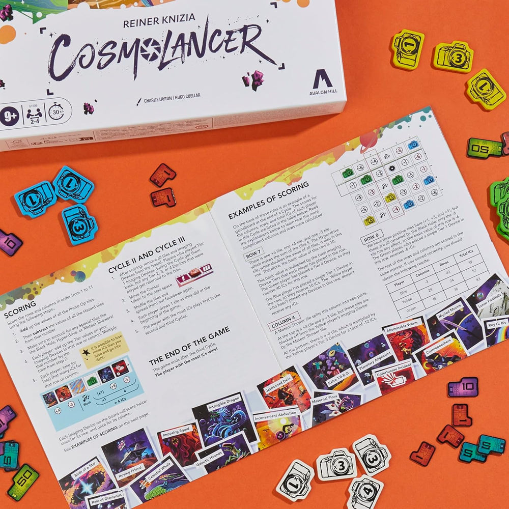 Cosmolancer, ein strategisches Brettspiel von Reiner Knizia