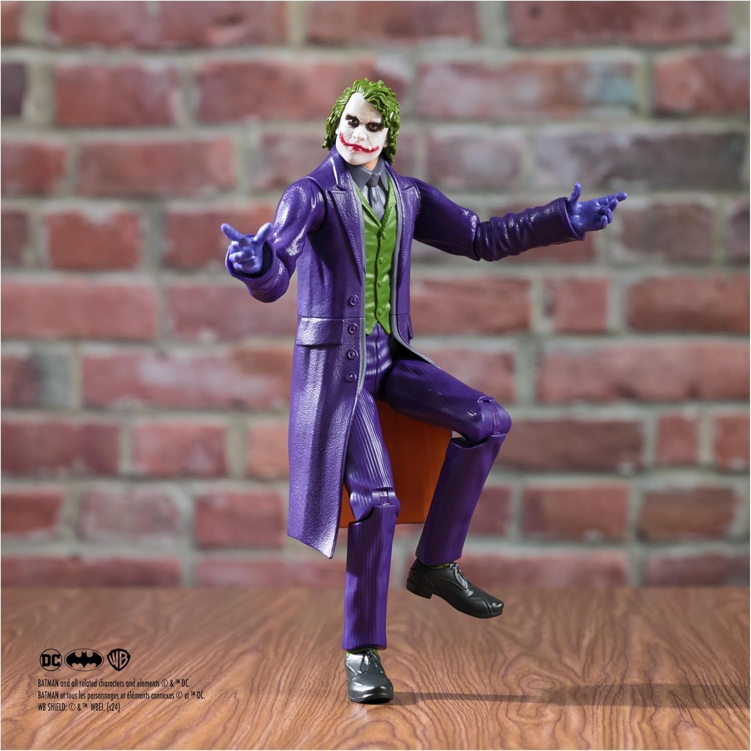 DC Comics The Dark Knight – Joker-Actionfigur, bekannt aus der legendären Trilogie The Dark Knight in 30 cm. Ab 3 Jahren Actionfiguren Naty Shop