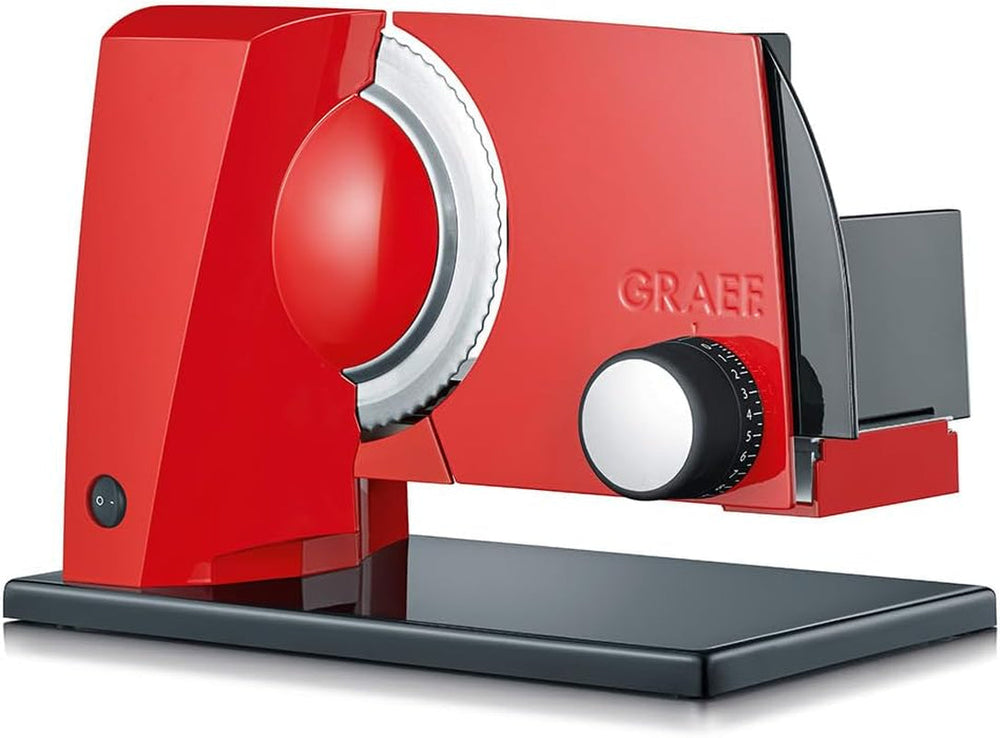 GRAEF Sliced Kitchen S11000, Rasnite elektrischer Allesschneider und Allesschneider Naty Shop Red
