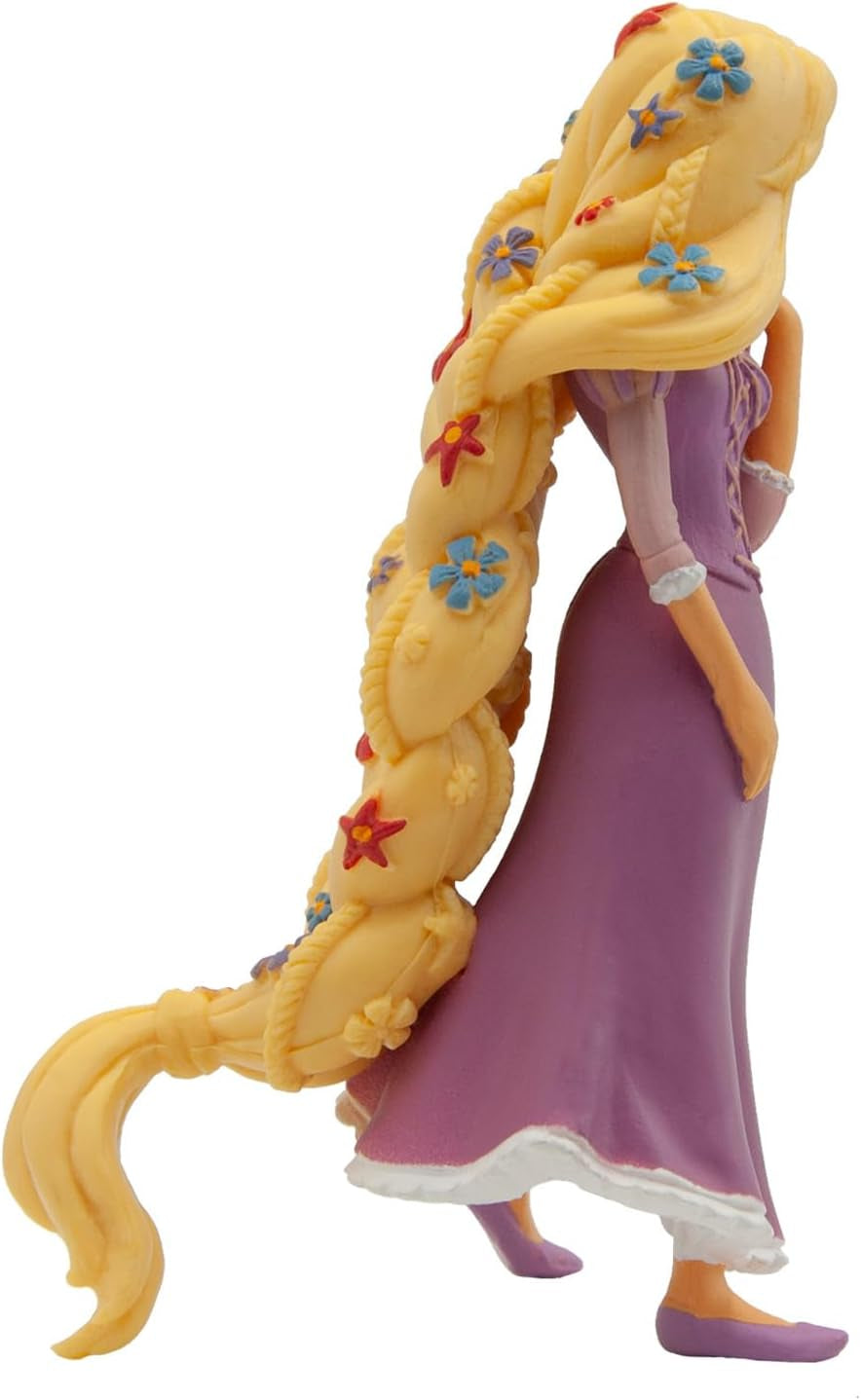 Bullyland 12424 - Figurină Rapunzel cu flori din Walt Disney Rapunzelˆ' Nou vopsită, aprox. 10.6 cm, fidelă detaliilor, ideală ca mic cadou pentru copii de peste 3 ani, boabe Action figures Naty Shop