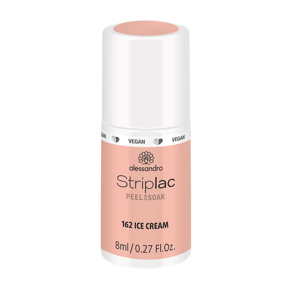Oja UV alessandro Striplac Coral Sunshine – Delicată și de lungă durată – Îndepărtare ușoară datorită tehnologiei de îndepărtare – Vegană și cruelty-free – 8 ml