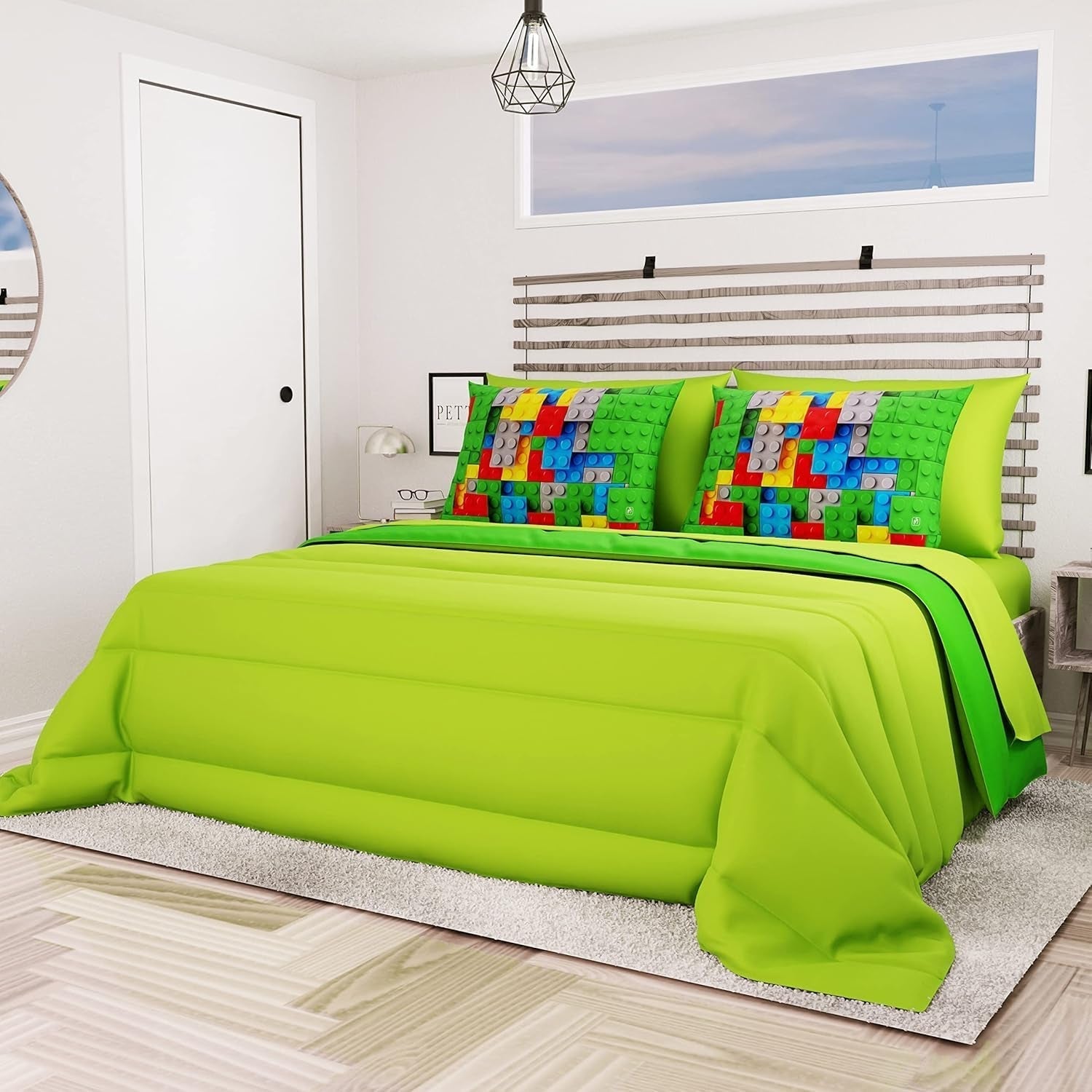 PETTI Artigiani Italiani - Cuvertură de iarnă pentru pat dublu, maxi, monocoloră, față-verso, alb, gri, 100% Made in Italy