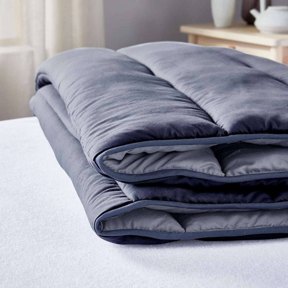 Pikolin Home - Wendedecke 300 G - Zweifarbige nordische Füllung - Für Bett 150 - Gemütlich, warm, atmungsaktiv, Senfgelb, 240 x 220 cm Steppdecken und Steppdecken Naty Shop