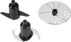 Clatronic® Küchenmaschine | 500 Watt | 4 Geschwindigkeitsstufen (0-1-2 + Puls) | Mixbehälter mit Nachfüllöffnung (1,5 Liter) | Arbeitsbehälter (1,0 Liter) | Schneiden und Raspeln | KM 3646 Edelstahl Mutter und Kind Naty Shop