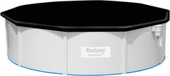 Prelată Bestway din PVC Ø 493 cm, neagră, rotundă
