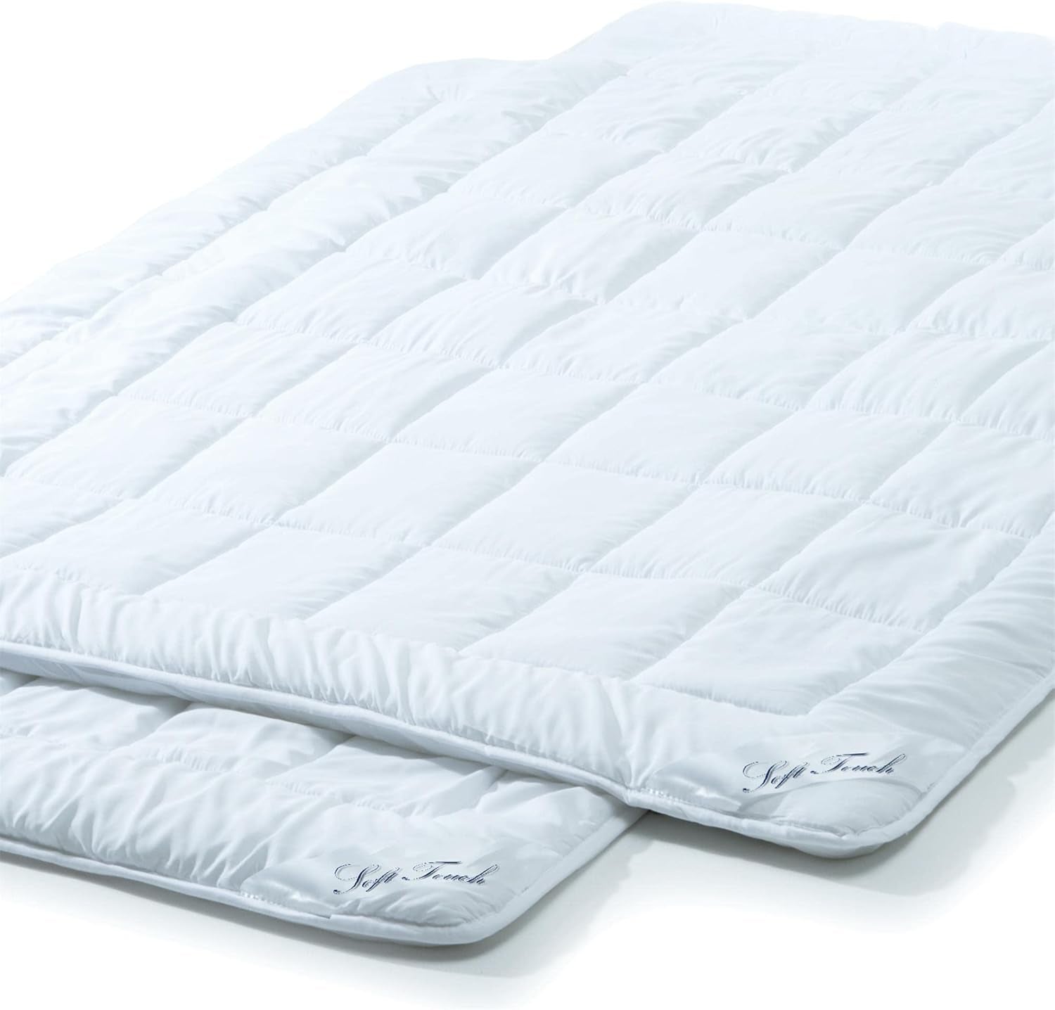 Aqua-Textil Soft-Touch-Set für Kinder, Bettdecke 100 x 135 cm, 250 g und 350 g, mit Kissen 40 x 60 cm, 150 g, Bettdecke 4 Jahreszeiten, Klimakontrolle, Öko-Tex, Bettdecken und Steppdecken, Naty Shop, 2 x 135 x 200 cm, Sommer