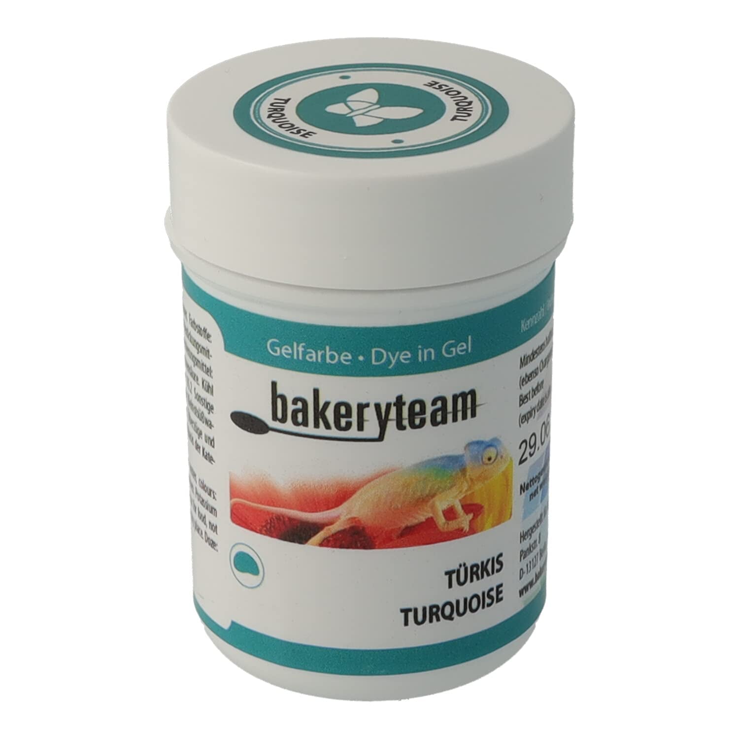 Gel colorant alimentar Bakeryteam pentru glazură, culoare galben deschis, 35 g