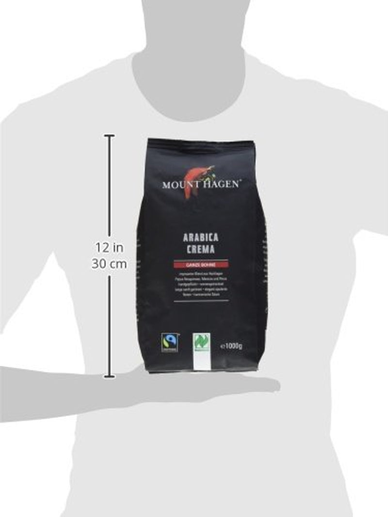 Bio FT Naturland Röstkaffee Arabica Cream, 1kg ganze Bohnen Kaffee Naty Shop