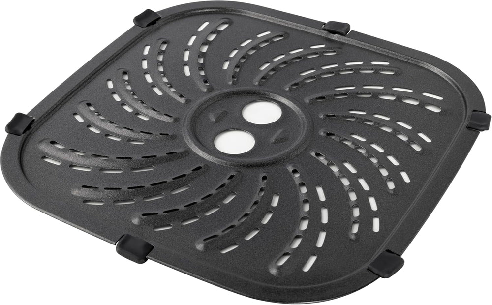 Russell Hobbs Heißluftfritteuse XXL 8L Rapid Airfryer [Kompaktes Gehäuse,7 Kochfunktionen,10 Programme] Satisfry (Spülmaschinenfest, Max 220°C, Fritteuse Ohne Öl, Grillen, Backen, Braten) 27170-56 Naty Shop Ersatzteil: Grillplatte Inkl. Gummifüße
