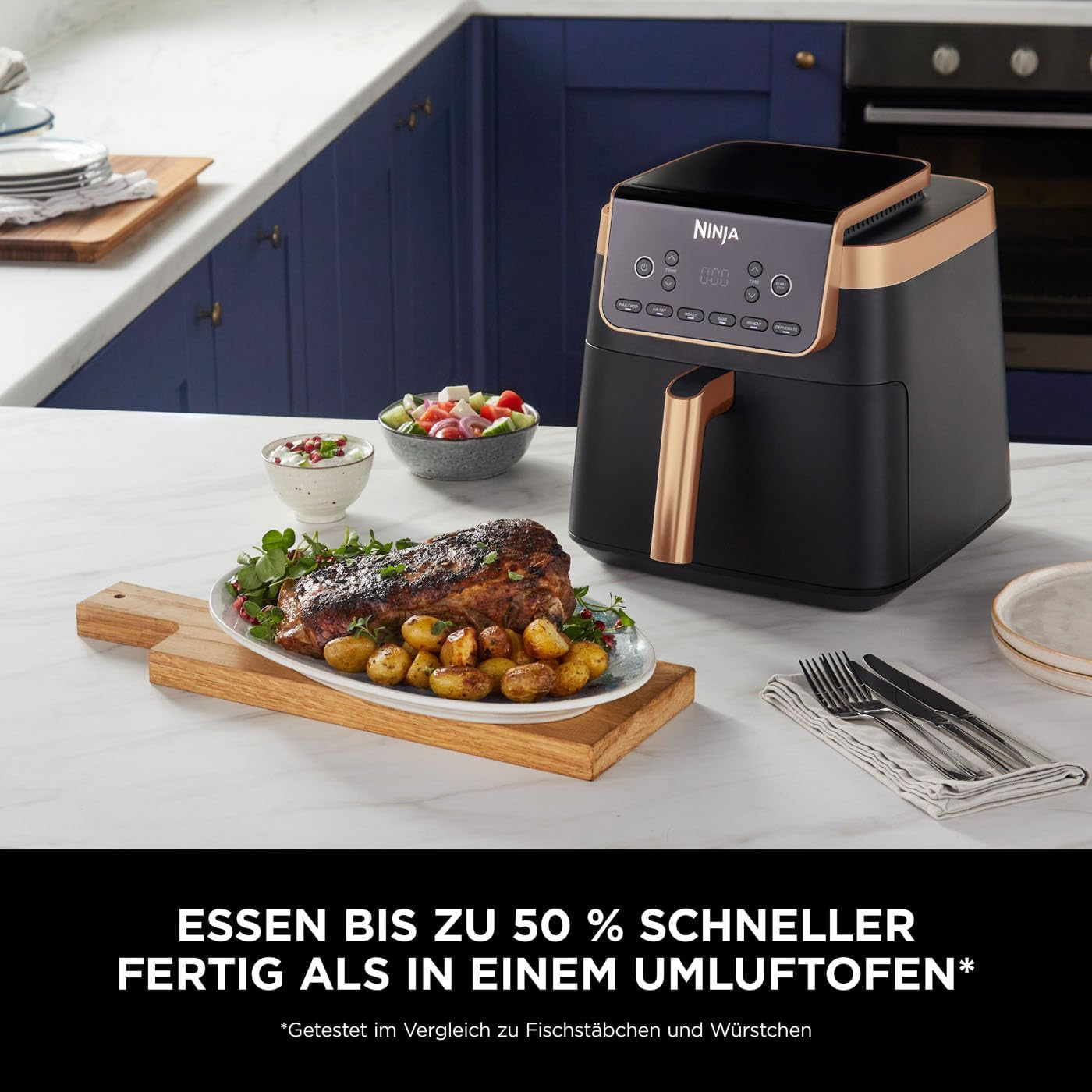 Ninja Air Fryer MAX PRO AF180EUCP, 6,2 litri, fără ulei Electrocasnice Naty Shop