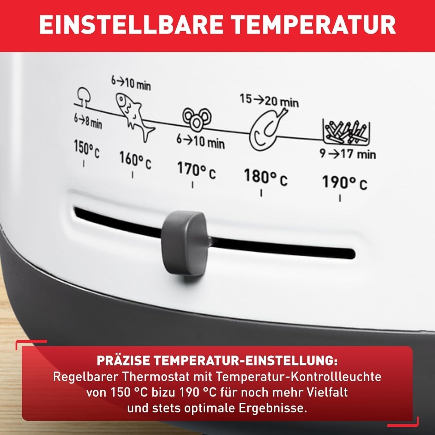 Tefal FF1631 Filtra One Fritteuse, 1.900 W, Kapazität 1,2 kg Haushaltsgeräte Naty Shop