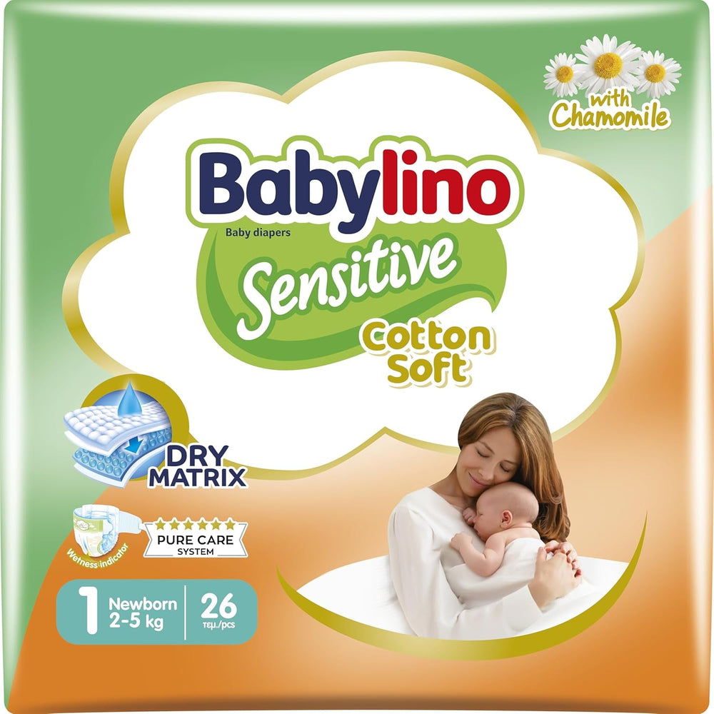 Scutece pentru bebeluși sensibili, mărimea 7, extra large plus (+15 kg), 14 bucăți