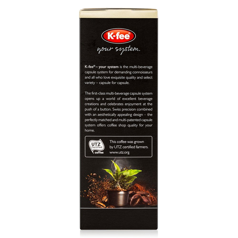 Kaffeekapseln Belcanto – Lungo Intensität 4/12, kompatibel mit K-fee, RFA zertifiziert, 96 Kapseln (Packung mit 2)