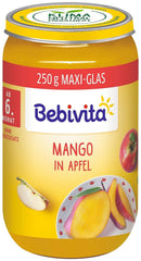 Mango in Apfelmus, 6er Pack (6 x 250 g), mittelgroß Mutter und Kind Naty Shop