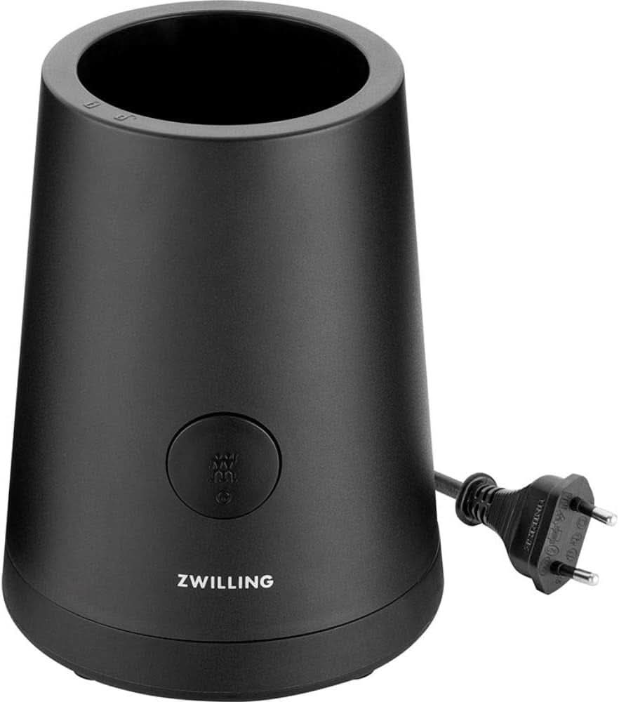 ZWILLING Standmixer, Smoothie Maker, Inkl. Trinkflasche Mit Verschluss, 600 Ml, 300 Watt, Edelstahl/Kunststoff, Schwarz Bucatarie Naty Shop