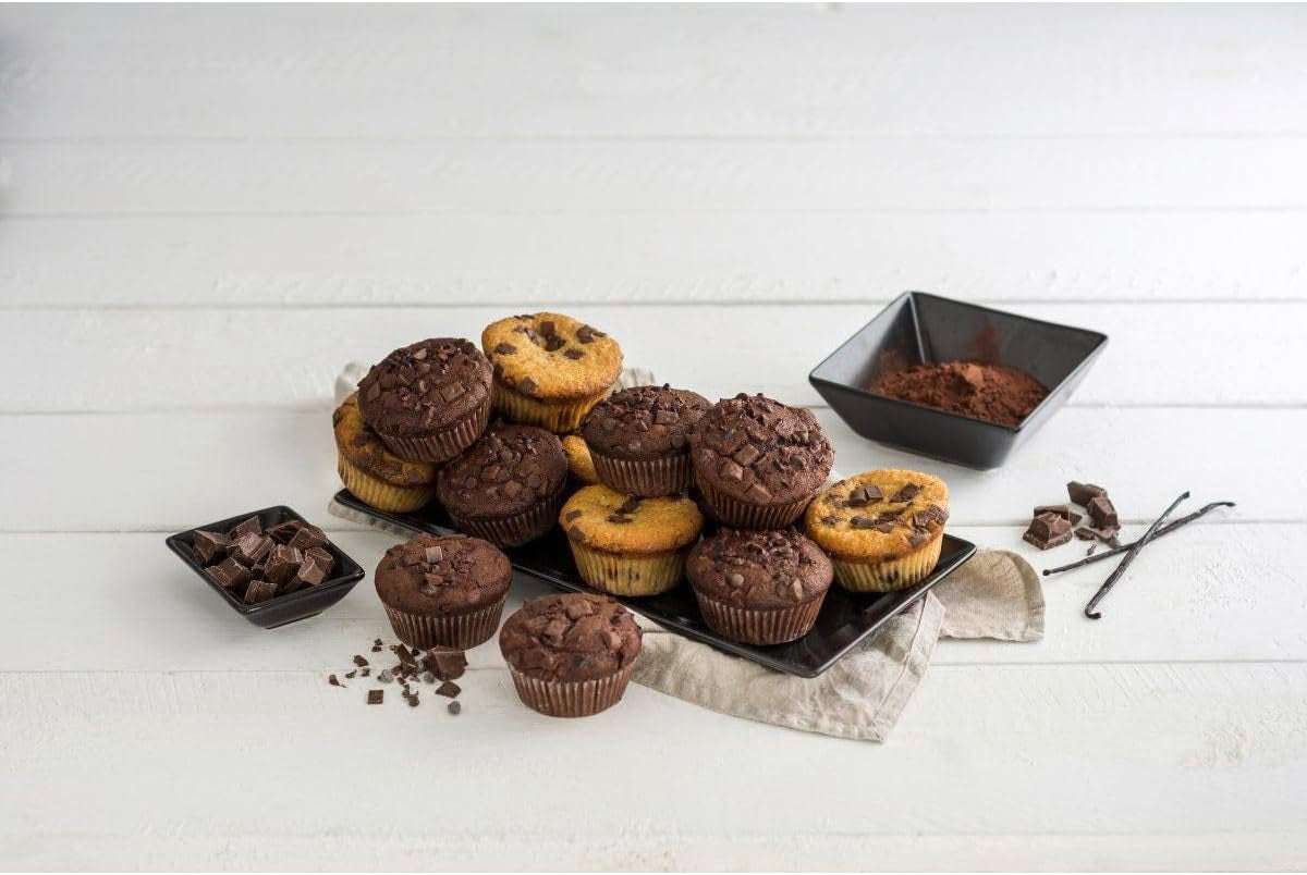 Zenker 6Er Muffinform Schwarz Metallic, 275X190X30 Mm, Teflon Classic Antihaftbeschichtung, Hitzebeständig bis 230°C, Leichte Reinigung, Ideal Für Köstliche Muffins Formen und Backbleche Naty Shop