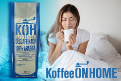 Entkoffeinierte Kaffeebohnen – 100% Arabica, Natürlich Geröstet, Wasserentkoffeiniert, 2 x 1kg Ganze Bohnen (2kg)