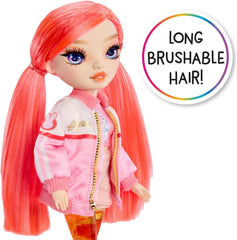 Rainbow High Sparkle & Shine Doll - Dawn - 28 cm Modepuppe mit Korallenrotem Haar und Magischen Zauberblasen in den Beinen, Farbe, zum Stylen und Spielen, Sammlerstück, Für Kinder von 4 bis 12 Jahren
