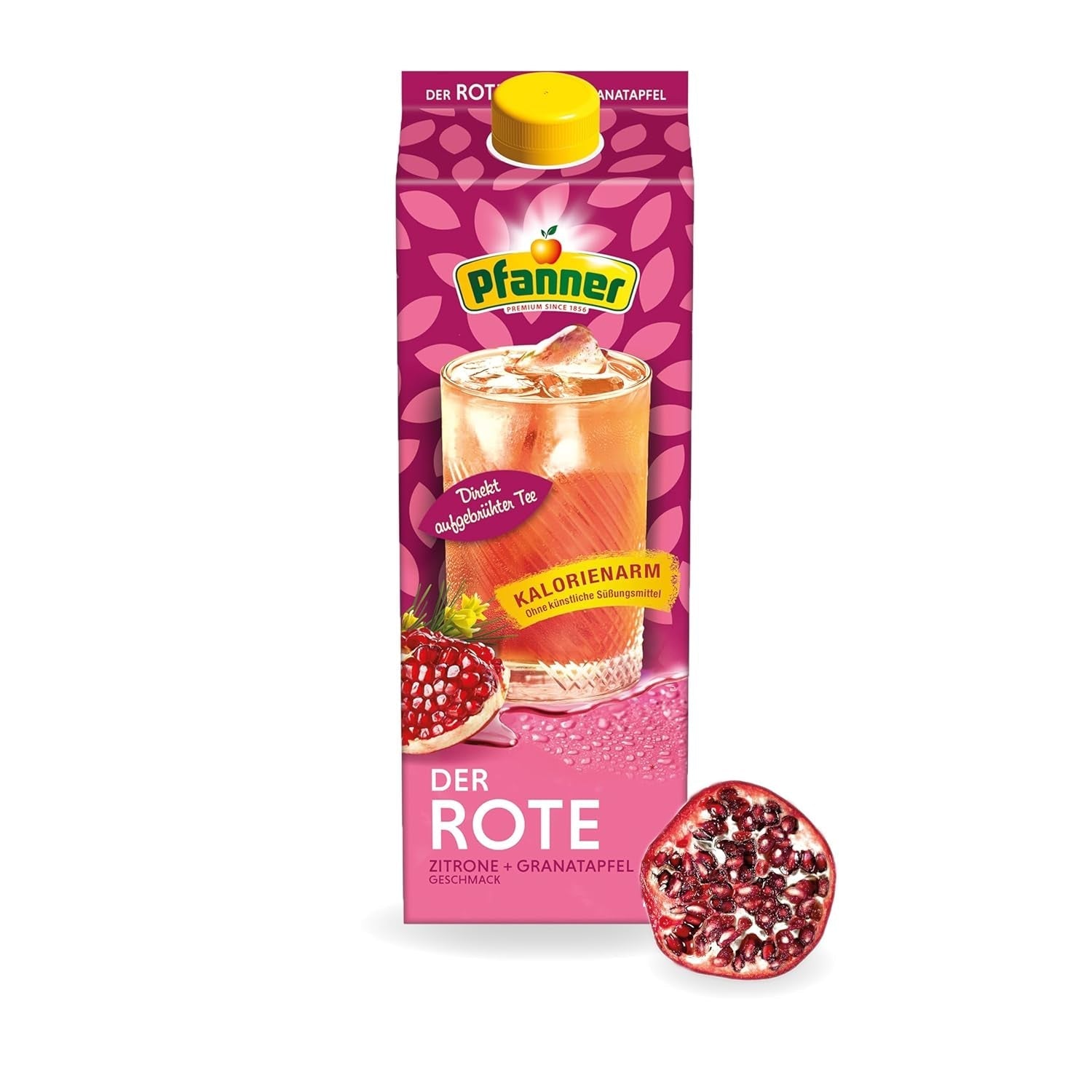 Pfanner Ceai rece cu lămâie albă și flori de soc – Pachet de 2 L - Ceai preparat direct cu suc de lămâie