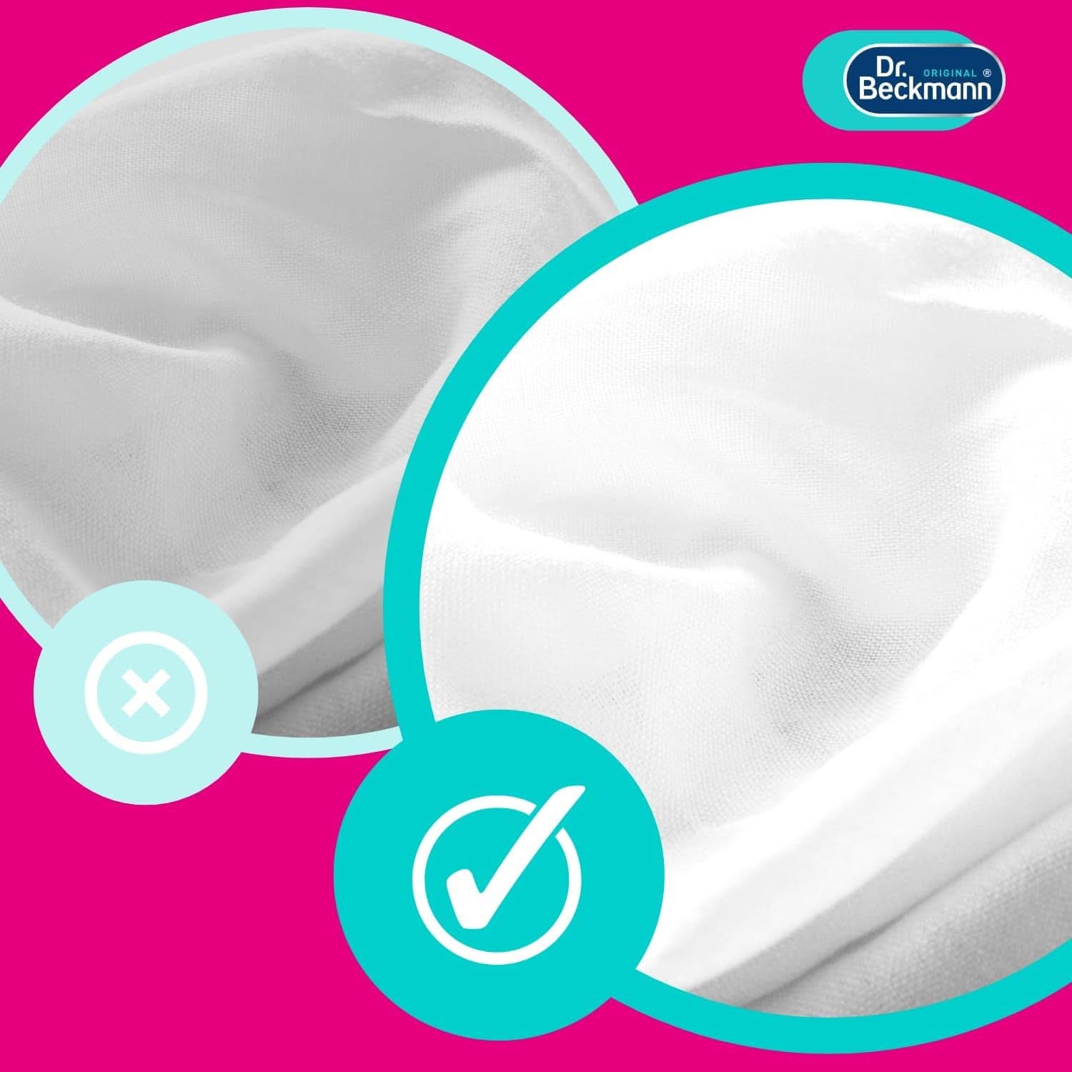 Dr. Beckmann Fest Wipes, Active-White, 15 Tücher Waschmittel Naty Shop