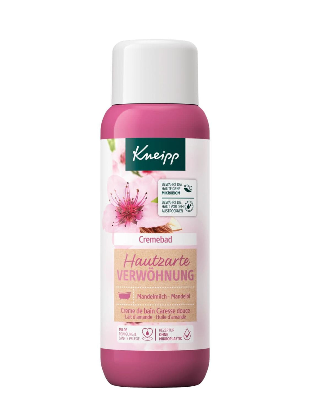 Kneipp, Badecreme, Mandelmilch + Mandelöl, 400 ml Dusche und Bad Naty Shop 400 ml Mandel