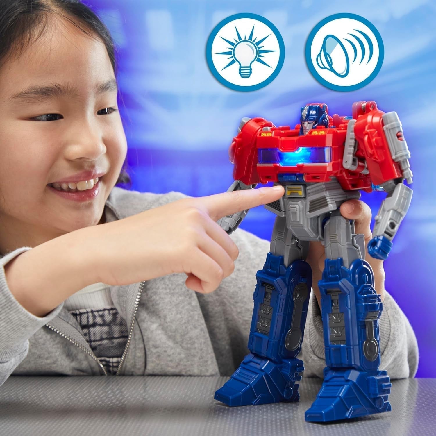 Transformers One Power Flip Optimus Prime (Orion Pax) interaktive Figur Actionfiguren Naty Shop