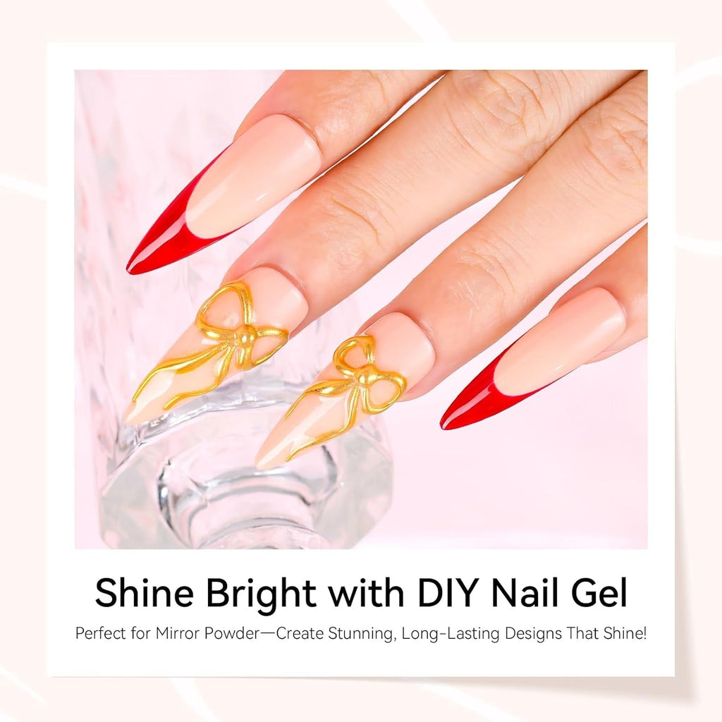 Makartt 3D Gel Nail Art - Gel Lipici Stras 15G pentru Brelocuri Unghii, Gel Sculptură Unghii Multifuncțional pentru Design Unghii DIY, Sculptură Unghii Modelare Unghii Acasă (Transparent)