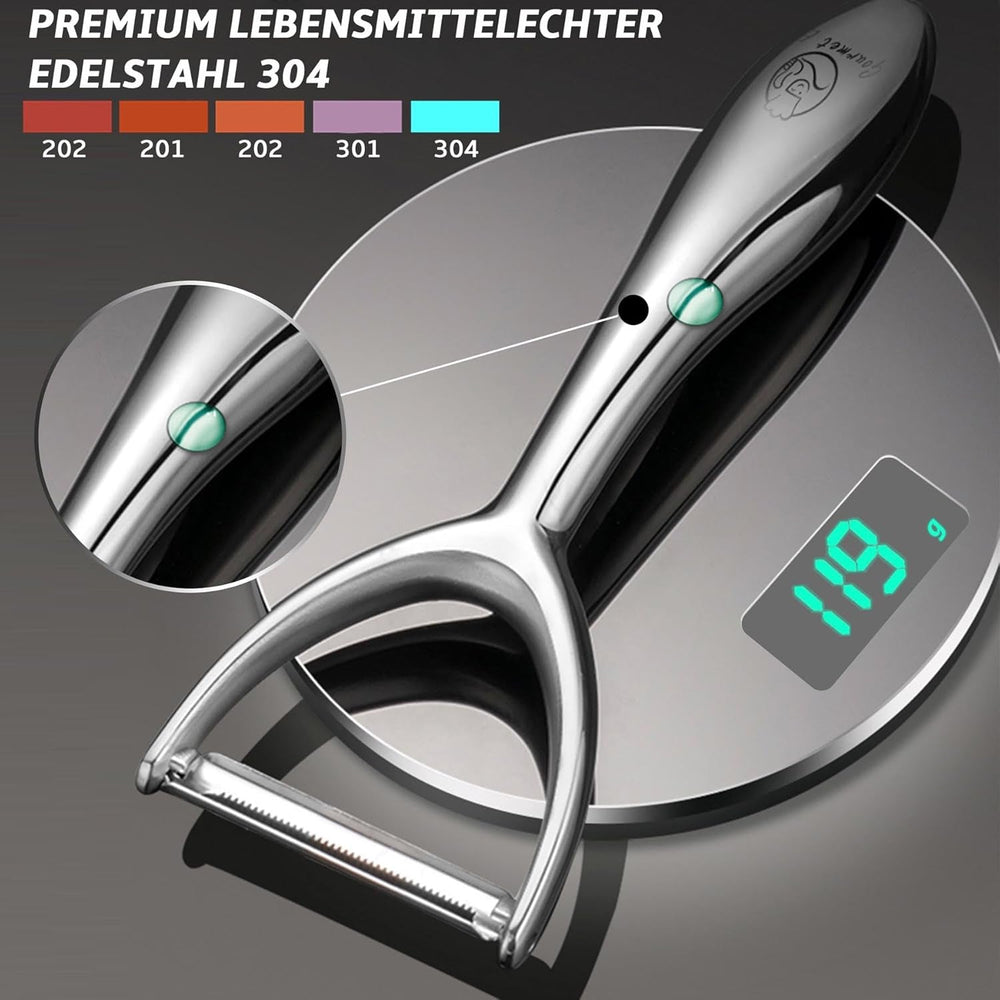 Premium Peeler din oțel inoxidabil pentru fructe și legume Peeler Naty Shop