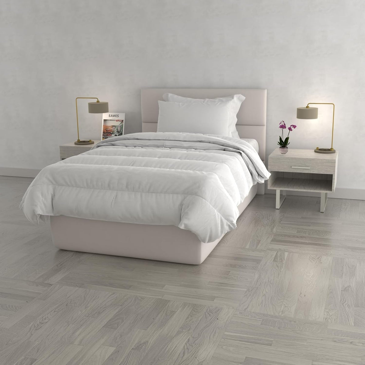 Plapumă Prestige, 4 anotimpuri, Made in Italy, alb, 150 X 200 cm Plapumi si pilote Naty Shop 150X200Cm