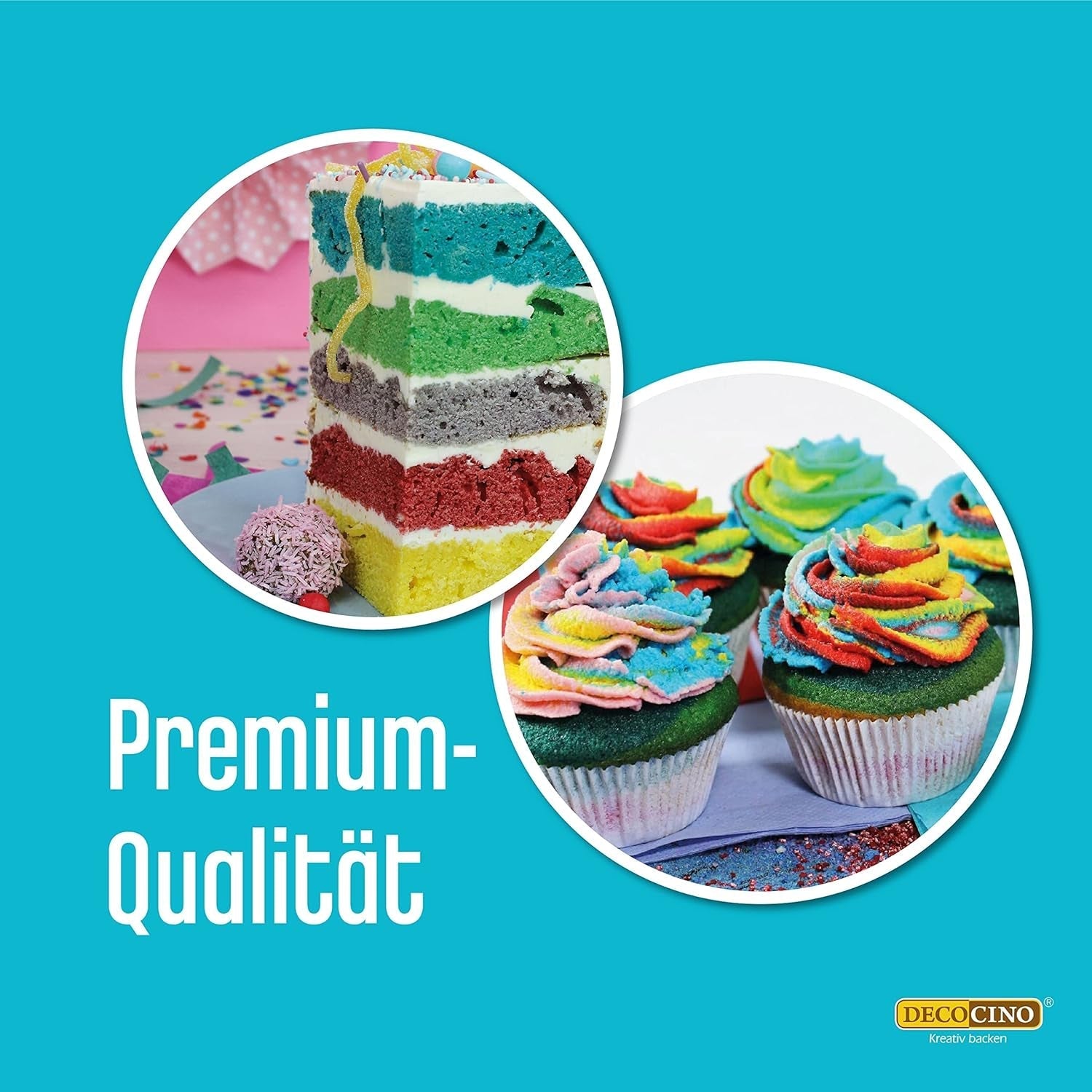 Decocino Neon Food Paste Red – Colorant alimentar cu doză mare – Pentru colorarea prăjiturilor, brioșelor, cupcake-urilor – Fără gust