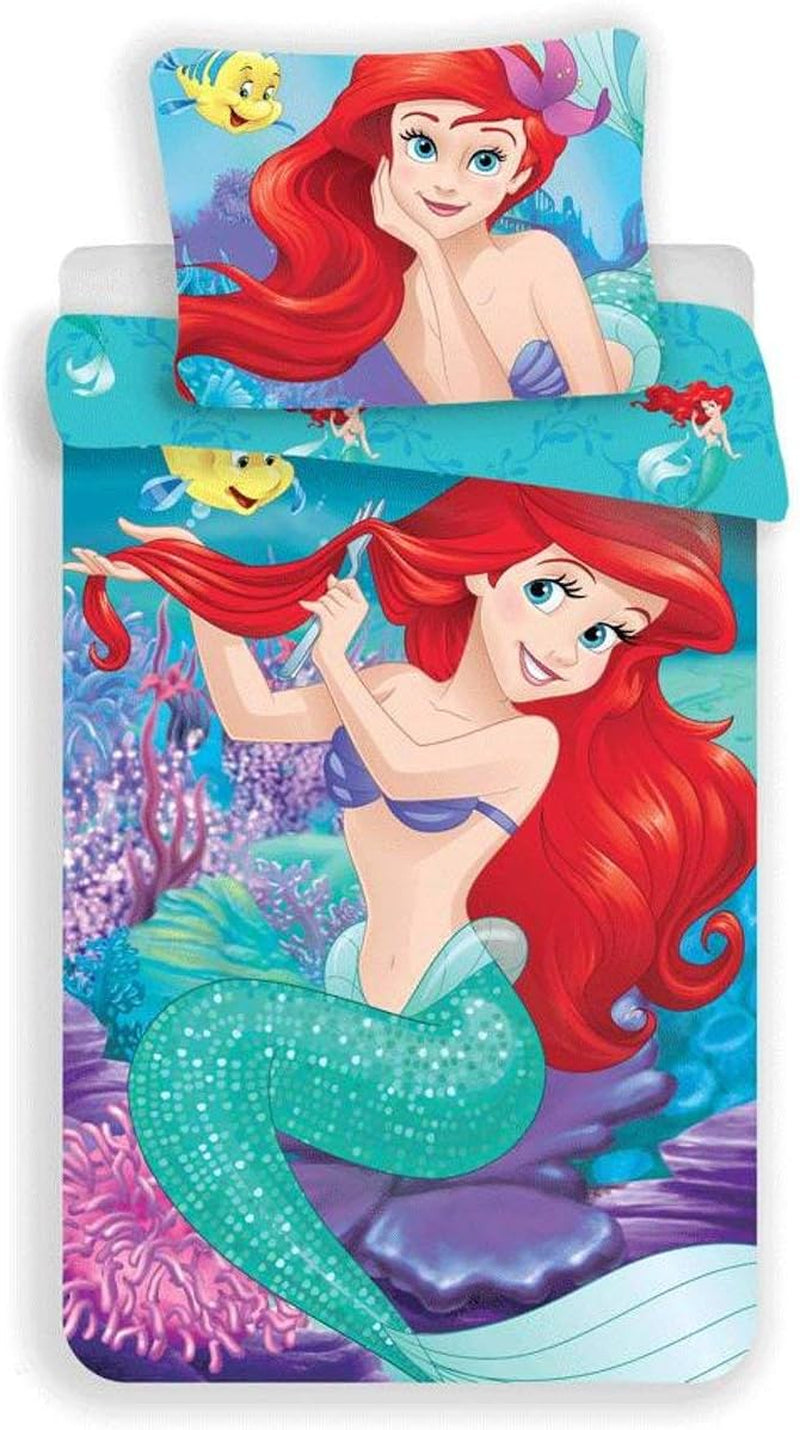 Lenjerie de pat pentru copii cu personaje Disney cu fermoar, bumbac Lenjerie de pat - copii Naty Shop Default Title