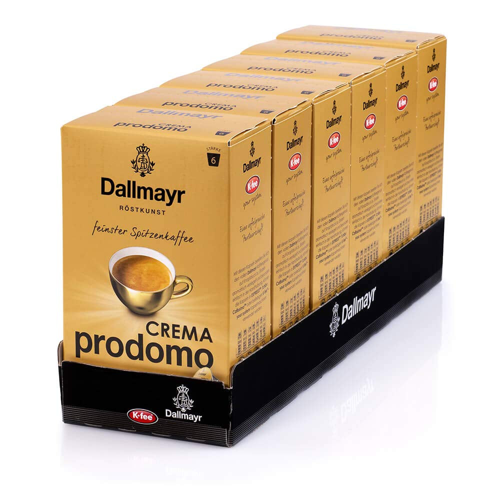 CREMA d'Oro INTENSA Kaffeekapseln, 96 Stück, kompatibel mit Tchibo Cafissimo (R)*, 6er pack (6 x 16 Stück) & CREMA prodomo Kaffeekapseln, kompatibel mit Tchibo Cafissimo(R)*, (6 x 16 Stück)