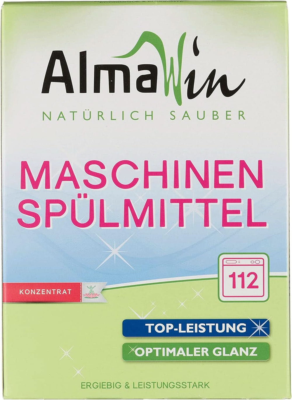 Almawin eco, praf de spălat vase 2,8kg, 112 spalari, dozabil pentru diferite cantități de vase Naty Shop Default Title