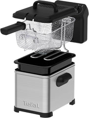 Tefal Family Pro Access 4.0L, 3000 Watt, semiprofessionell, mit Öl, abnehmbarer Öltank, Kühlzonen-Technologie Haushaltsgeräte Naty Shop Family Pro Access 4.0L