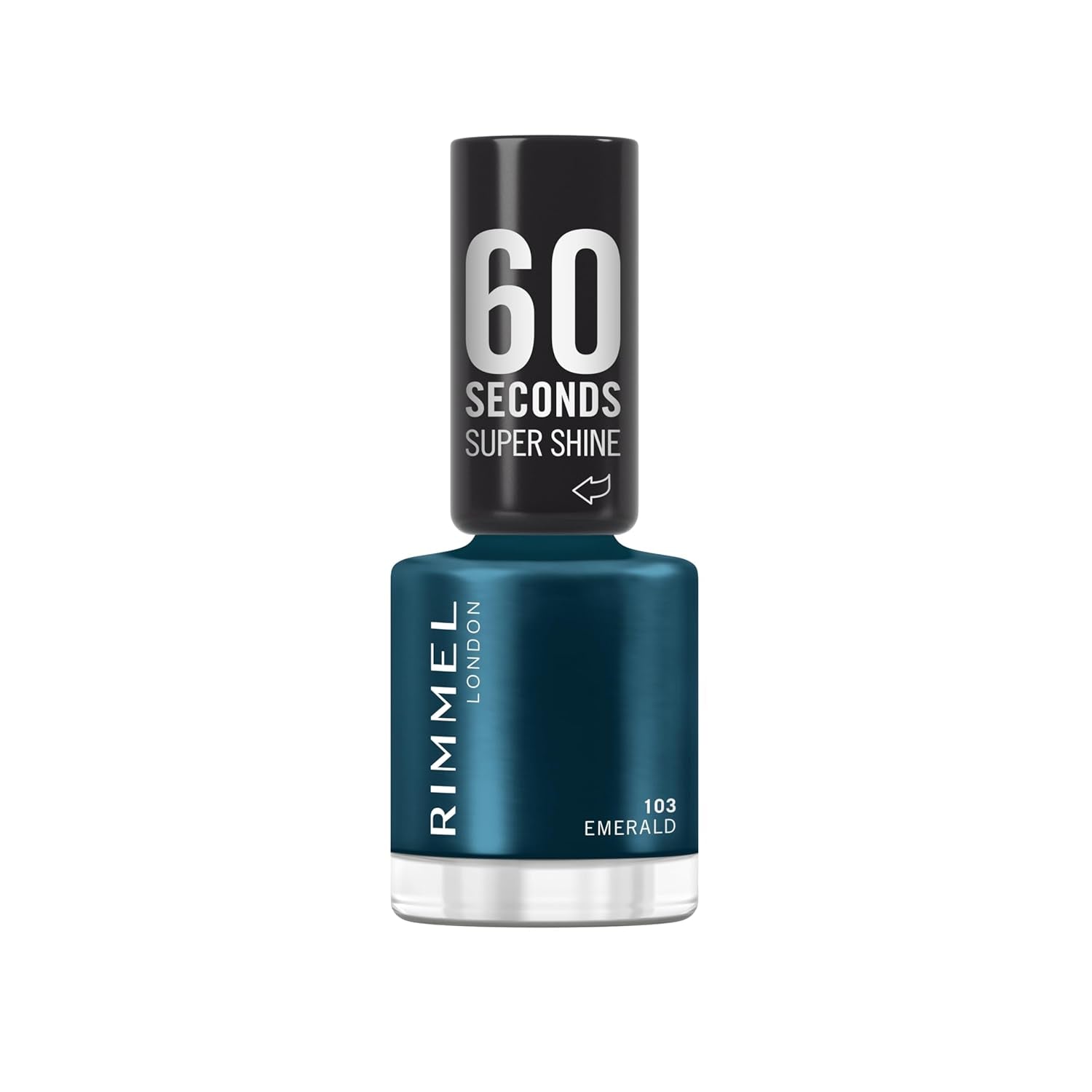 Oja Rimmel 60 Seconds Super Shine, uscare rapidă, culori vibrante, durabilă, 8 ml, 112 Almost Apricot