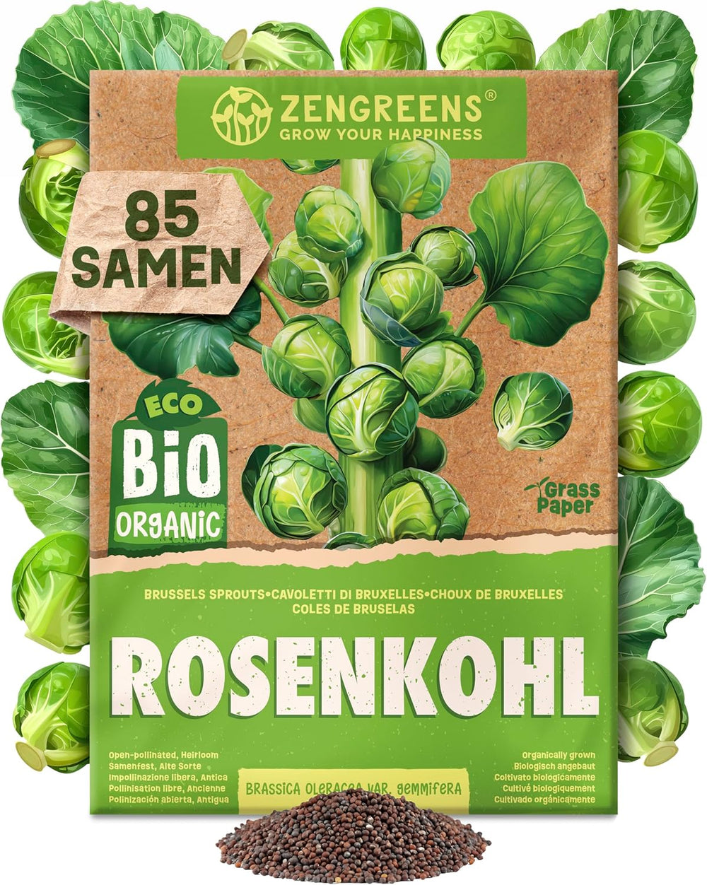 Bio Wintergemüsesamen Im 20Er Set - 20 Winter Gemüse Samen Für Den Einfachen Anbau Im Garten, Balkon Oder Hochbeet - Pflanzensamen - Saatgut