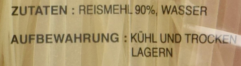 Aroy-D Reisnudeln, glutenfrei, 3-mm-Packungen (1 Packung x 375 g)