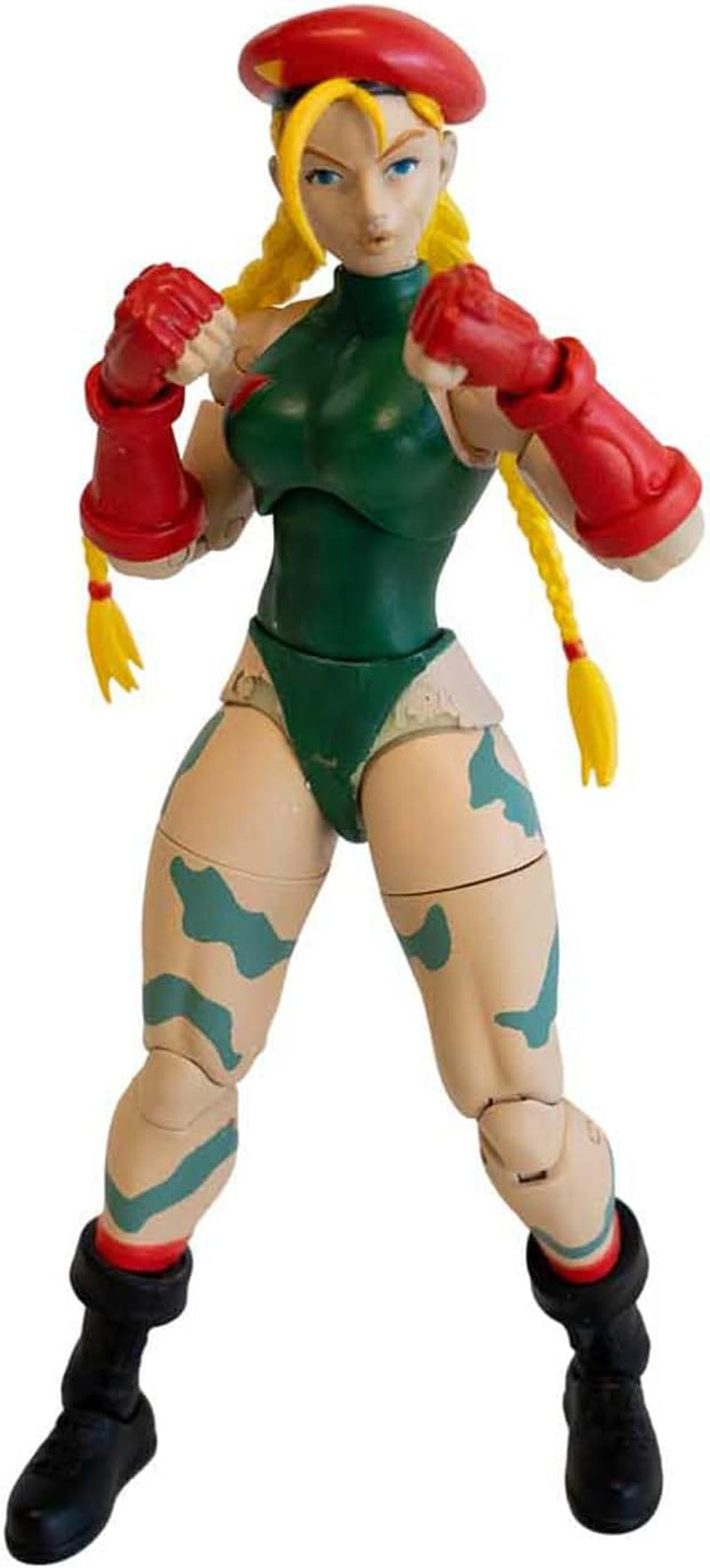 Jada Toys Street Fighter-Figur Guile (15 cm) – Street Fighter 2: The Final Challengers Action- und Sammlerfigur mit alternativem Kopf, Händen und Zubehör, ab 13 Jahren. Actionfiguren Naty Shop Cammy
