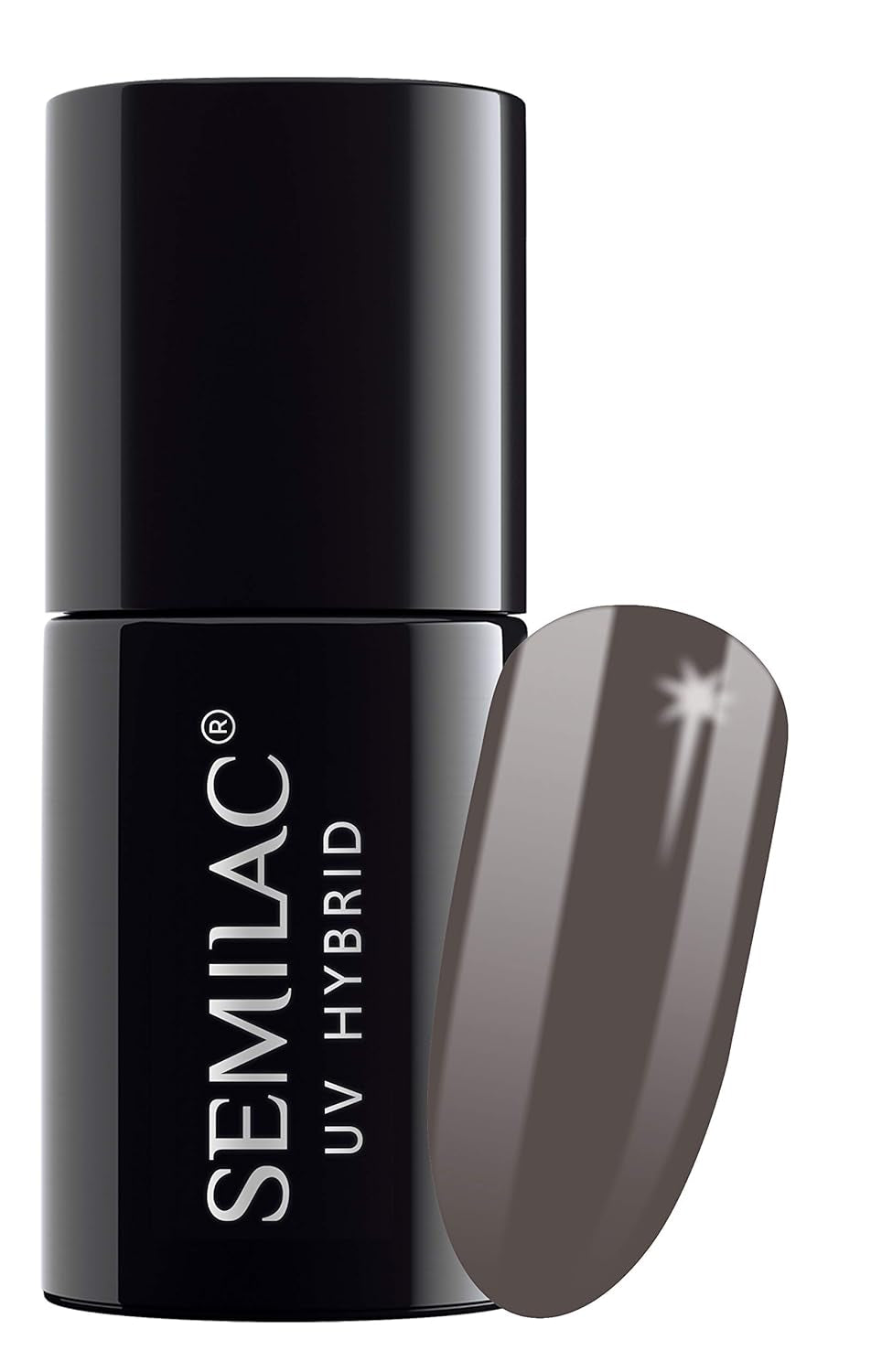 Oja UV Semilac 029 Espresso 7ml Colecția Black&White