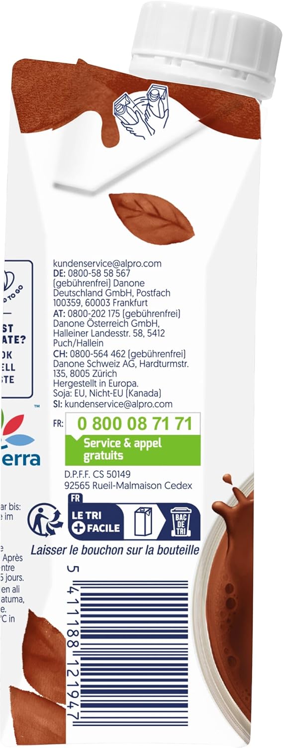 Alpro Schokoladen-Sojagetränk – vegan, laktosefrei, glutenfrei