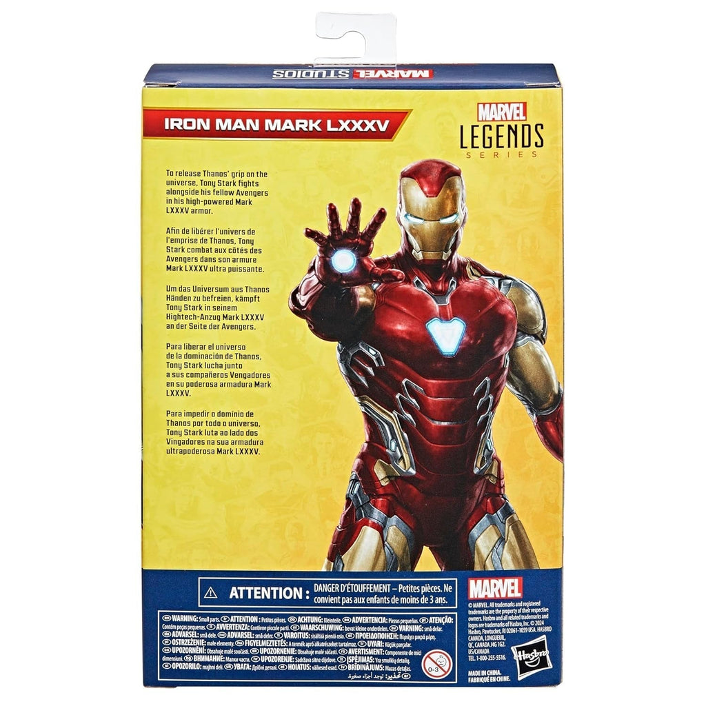 Marvel Legends Series Iron Man Mark LXXXV Avengers: Endgame 6 Inch Action Figure Action figures Naty Shop