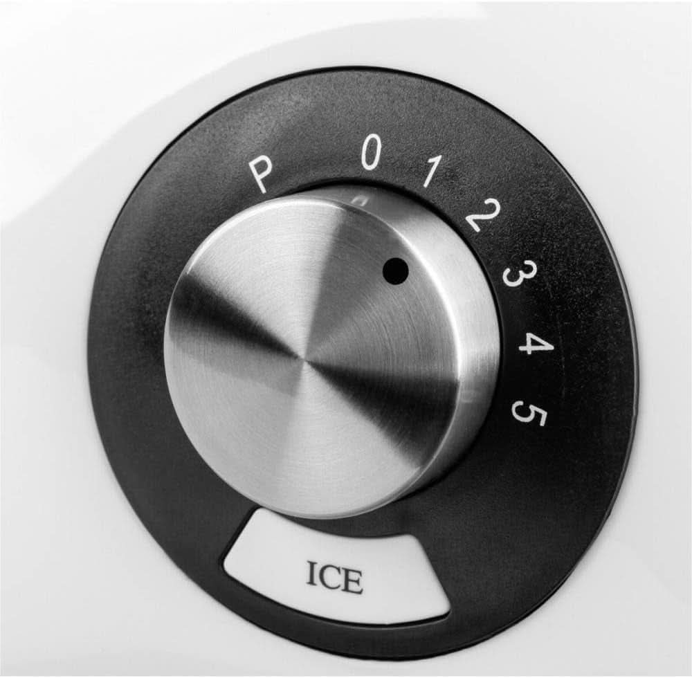 Gastroback 40898 Vital Basic, Mit integrierter Ice-Crush-Funktion, Leistungsstarker 600-Watt-Motormixer, Kunststoff, 1,5 Liter, Weiß Kitchen Naty Shop